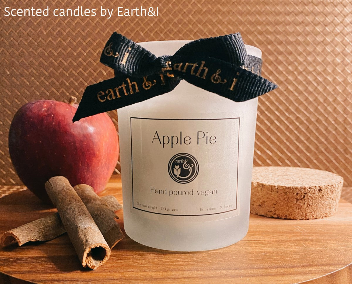 Apple Pie Handpoured Scented Vegan Candles