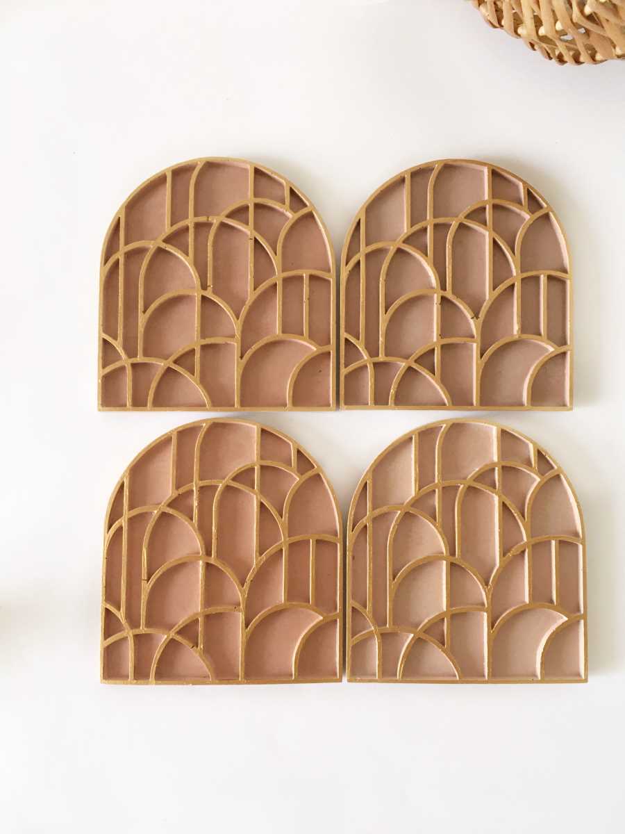 Handmade Arch Coasters