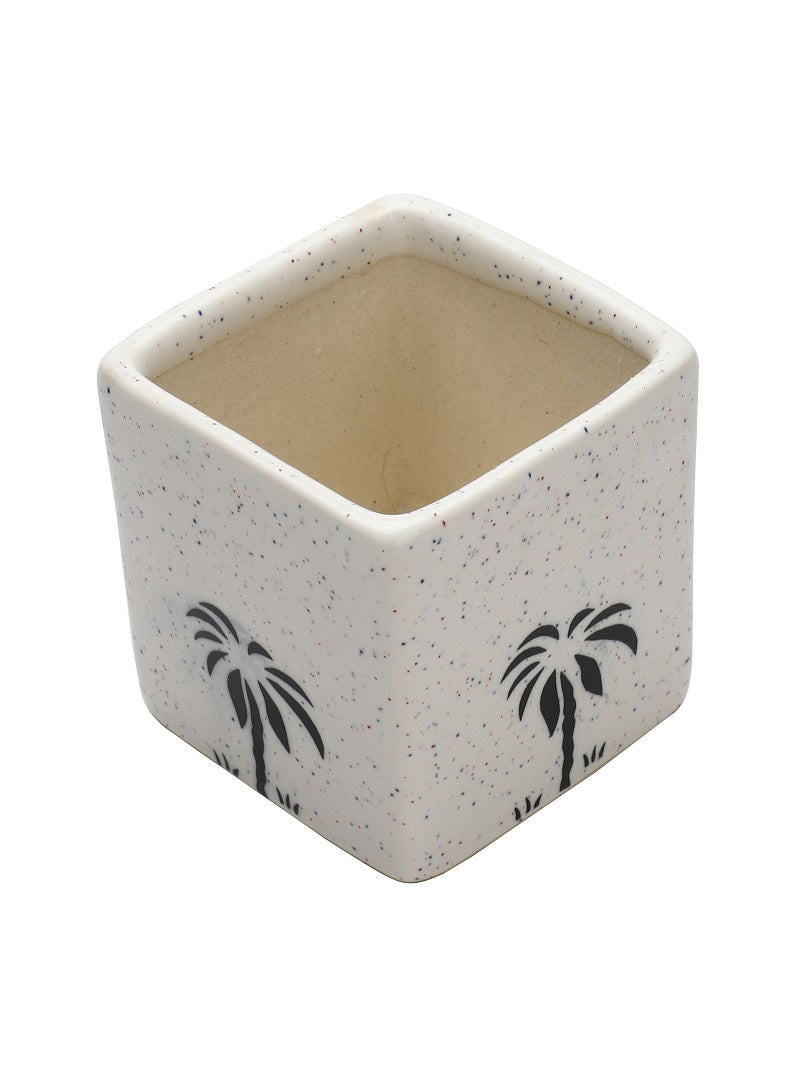 Handpainted Decorative Flower Pots | Planters (Pack of 2)