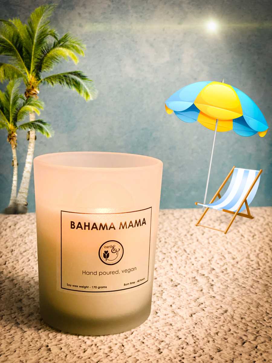Bahama Mama Handpoured Scented Vegan Candles