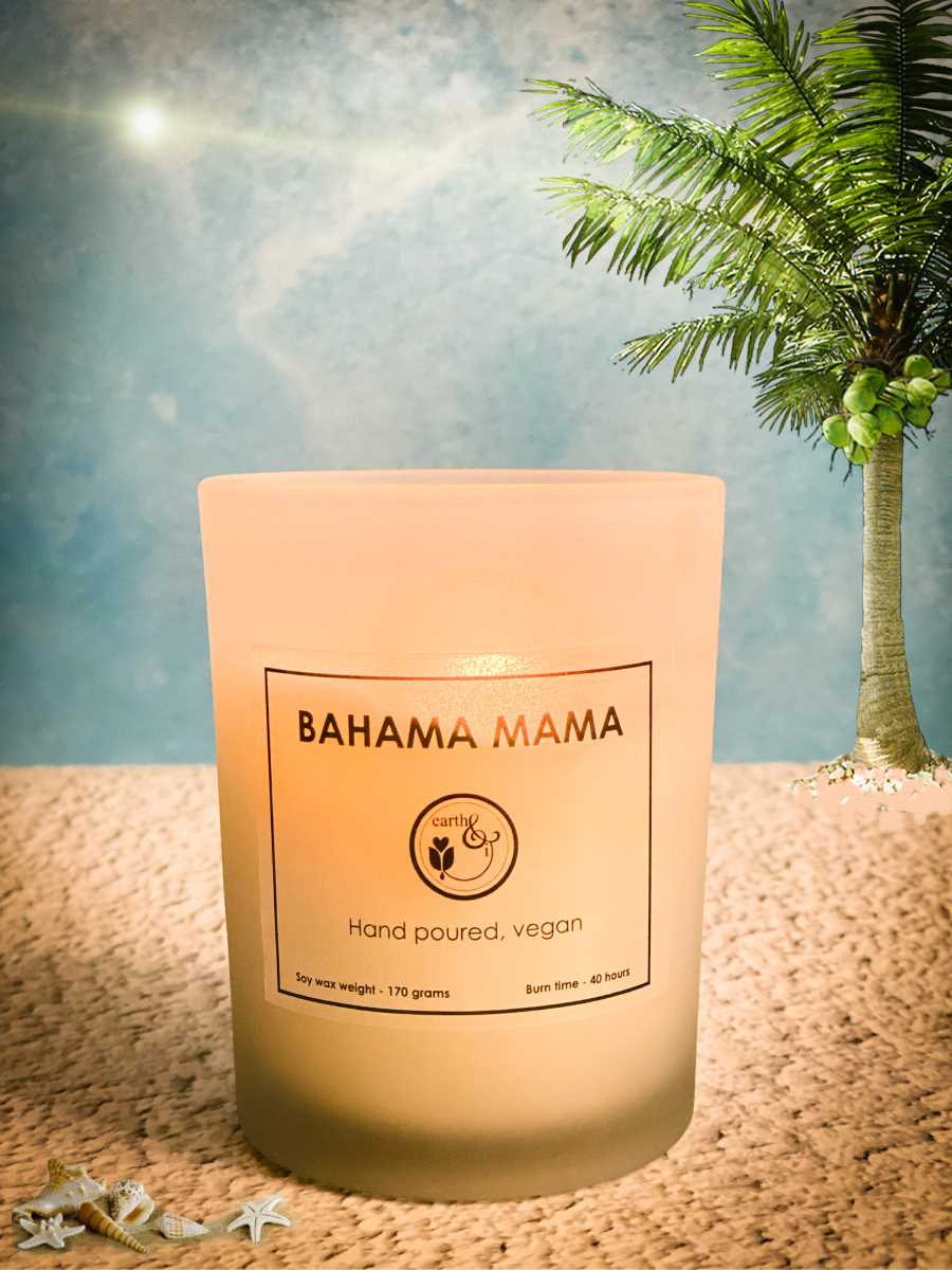 Bahama Mama Handpoured Scented Vegan Candles