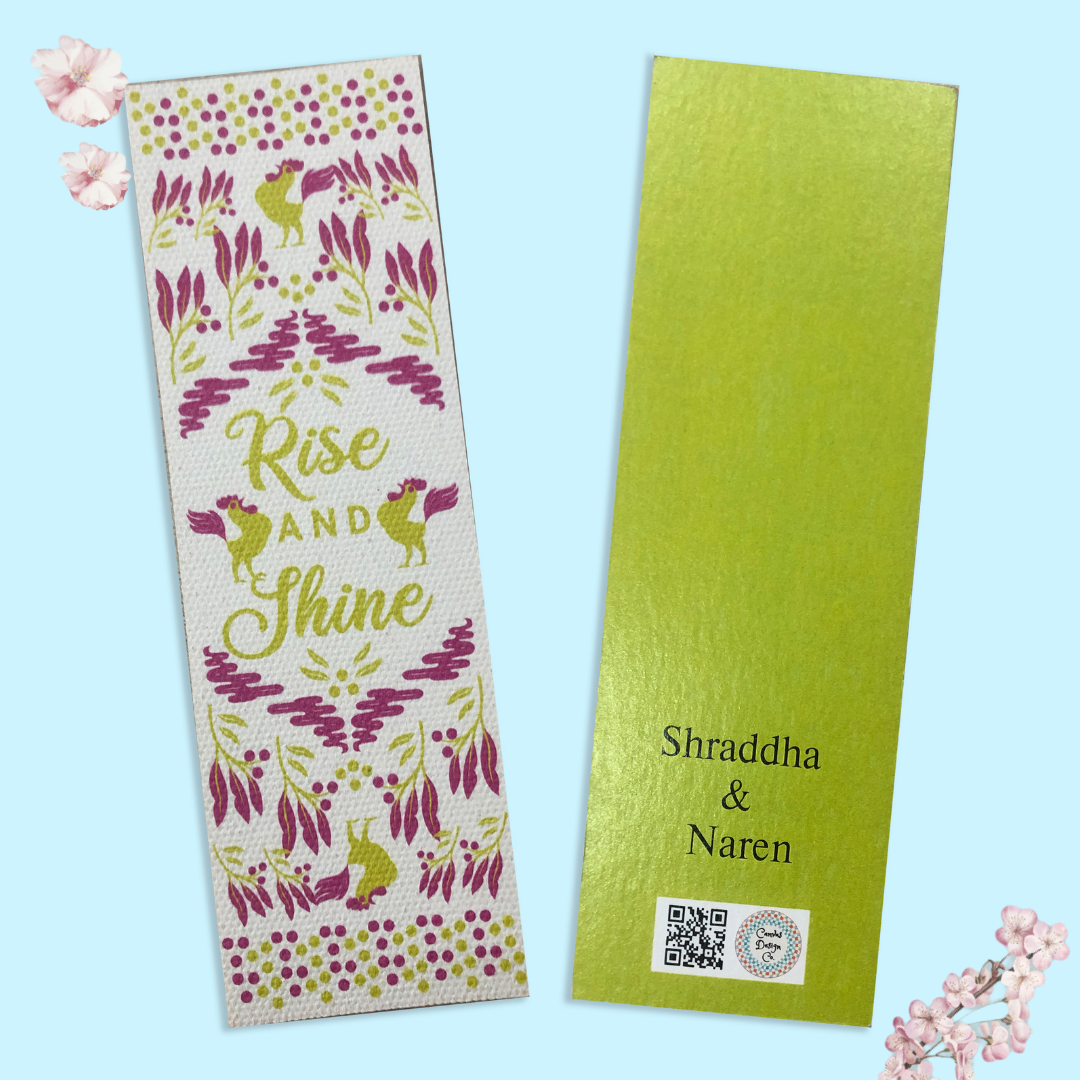 Rise & Shine Textured Bookmark (Set of 5)