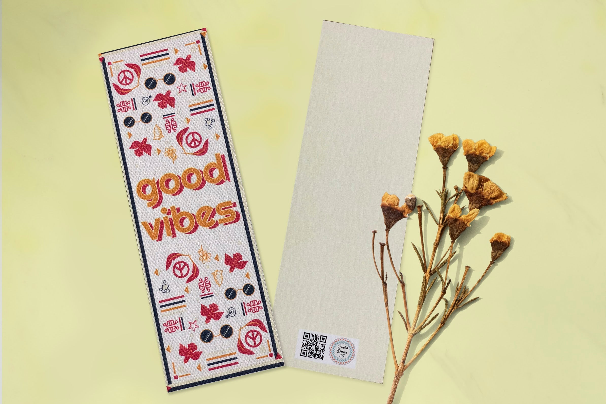 Good Vibes Textured Bookmark (Set of 5)