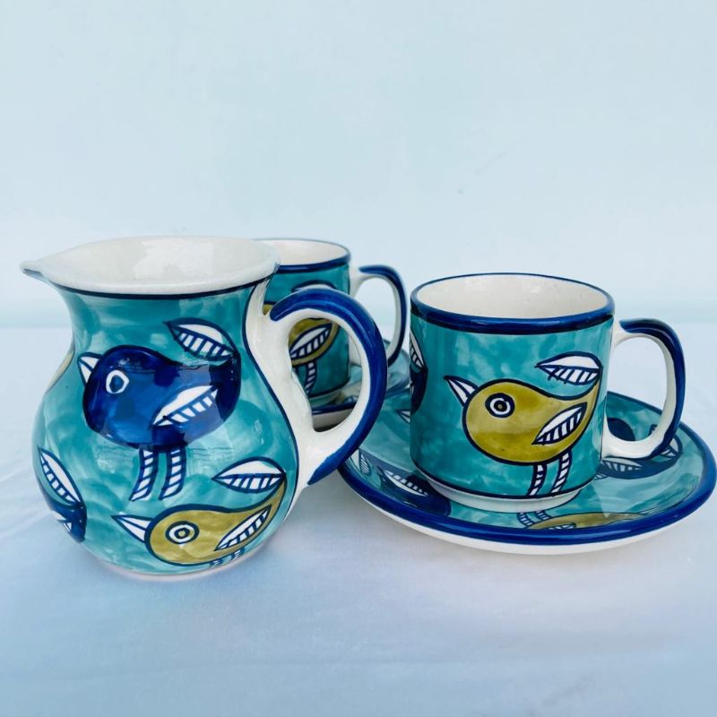 Blue Bird Tea Set