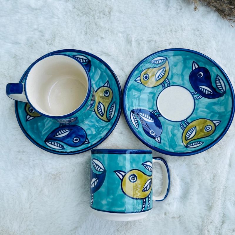 Blue Bird Tea Set