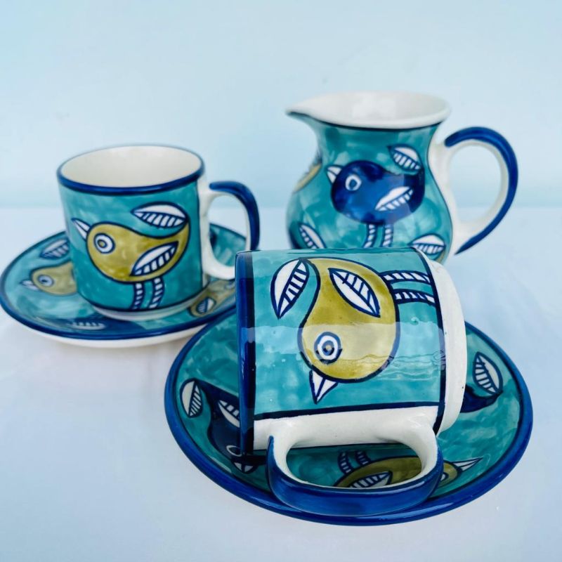 Blue Bird Tea Set