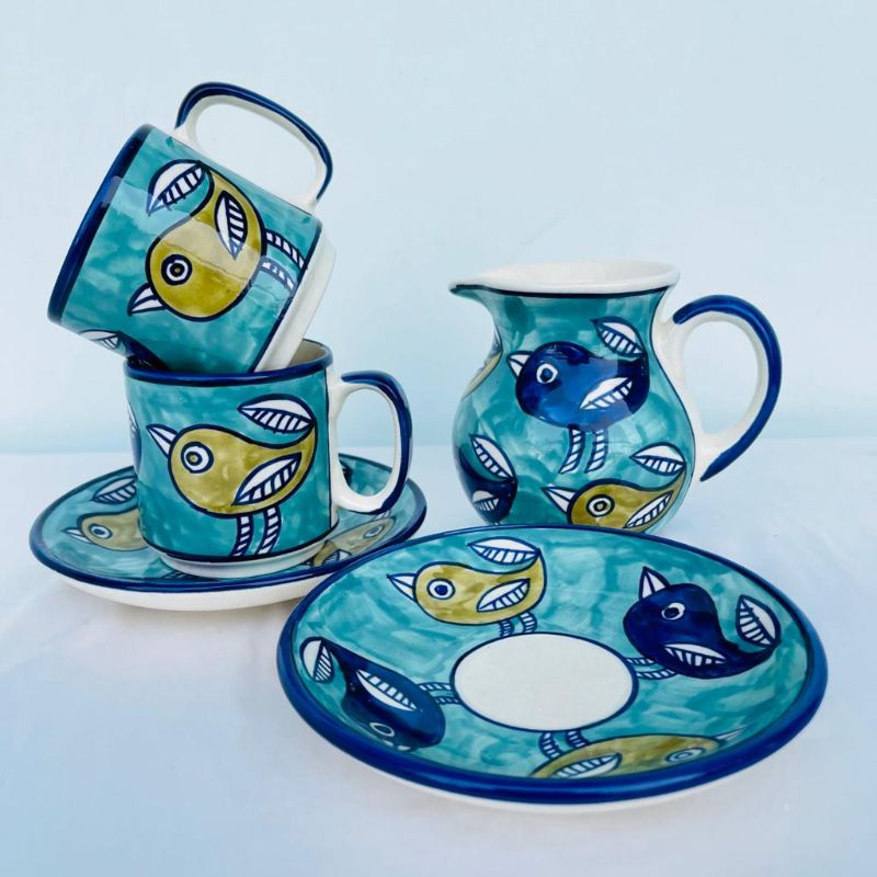 Blue Bird Tea Set