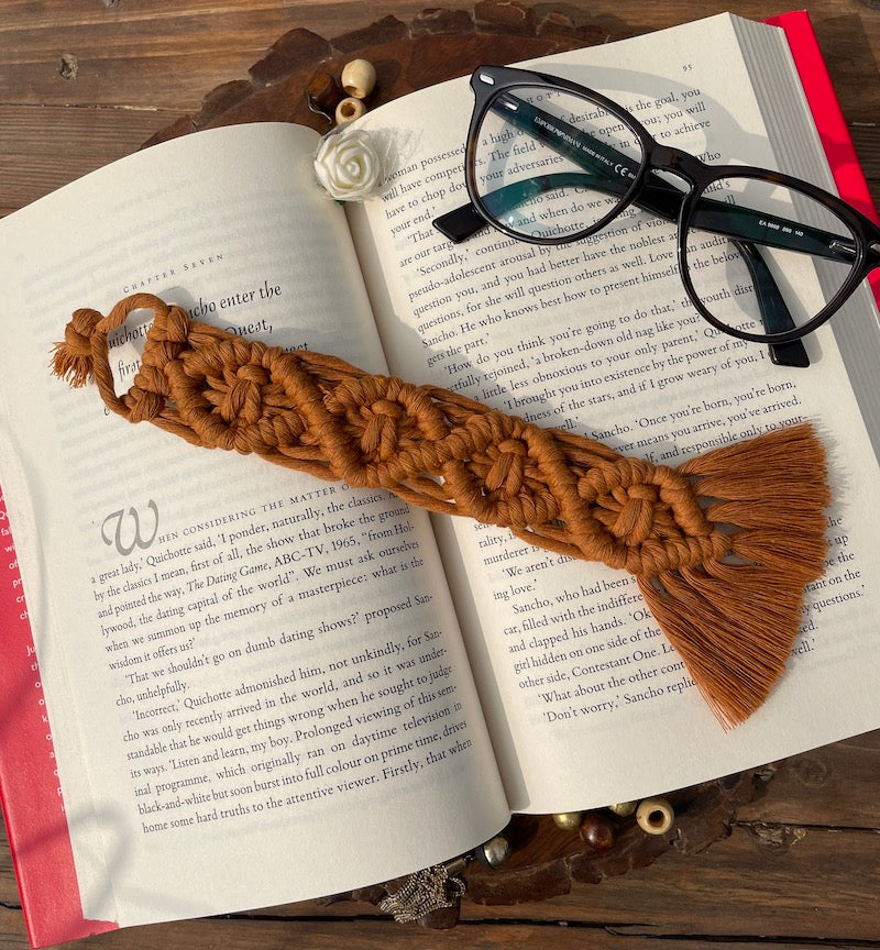 Handcrafted Macrame Cotton Bookmark