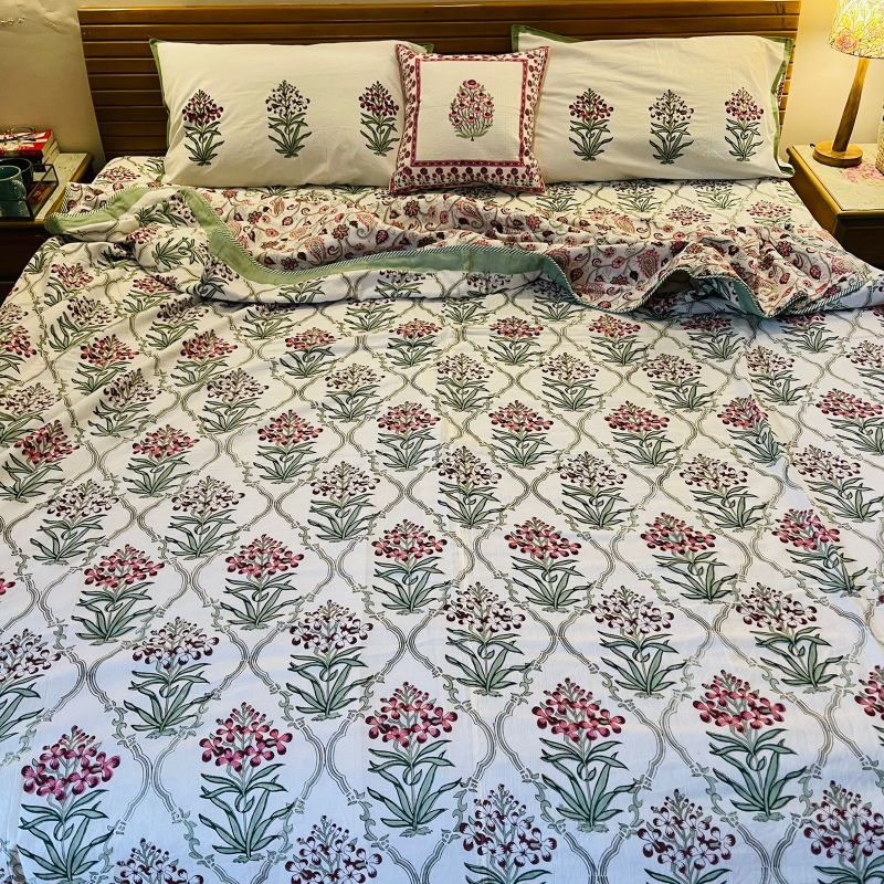 Cotton Bedsheet & Dohar Set