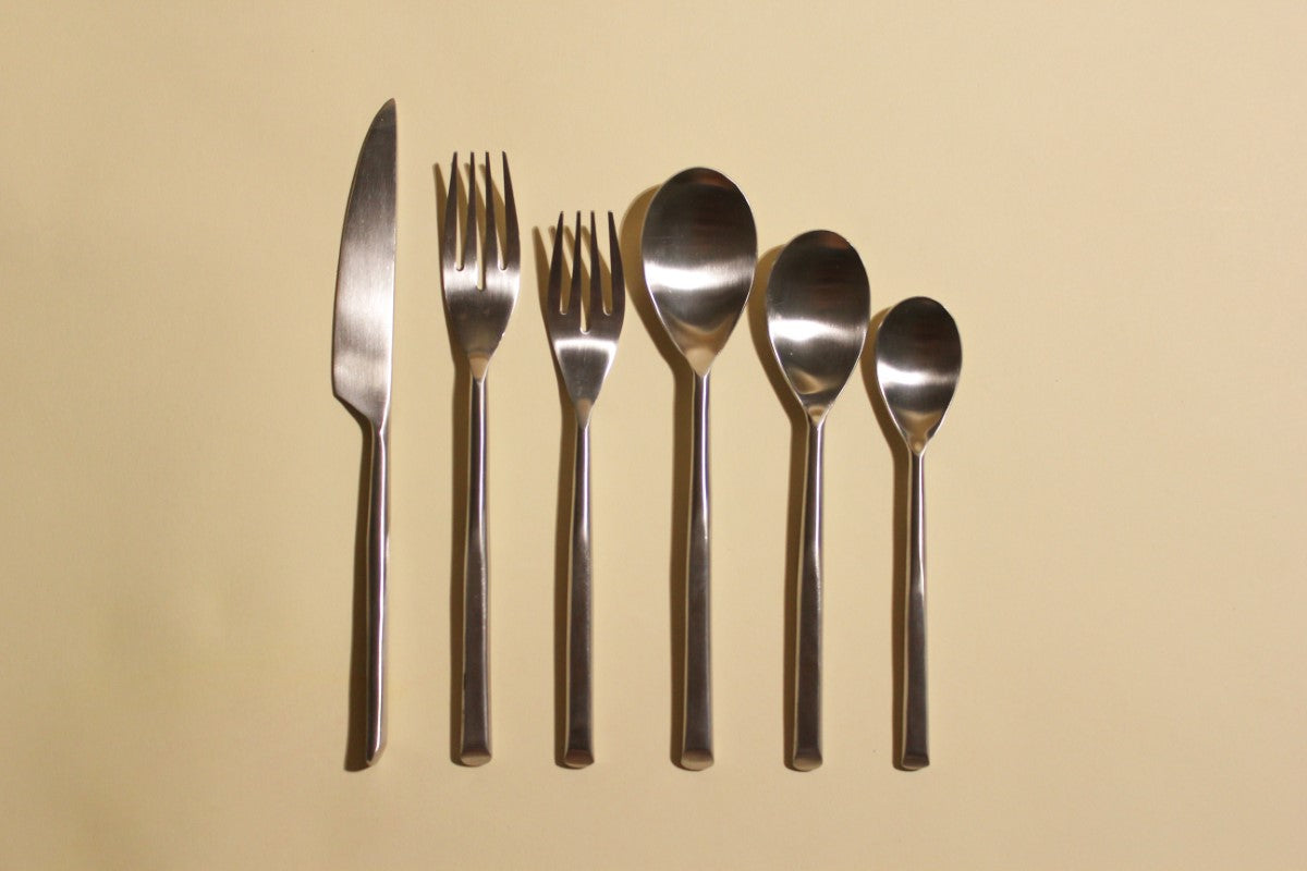 Silver Metal Cutlery Set
