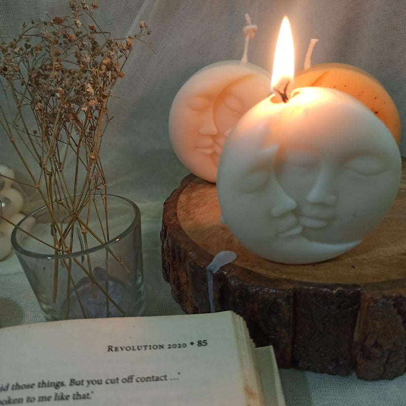 Sun & Moon Soy Wax Candles (Pack of 2)