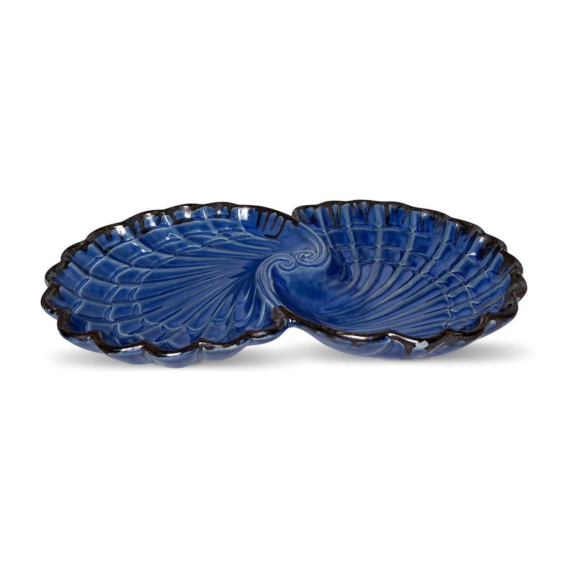 Royal Blue Morphankh Ceramic Serving Platter