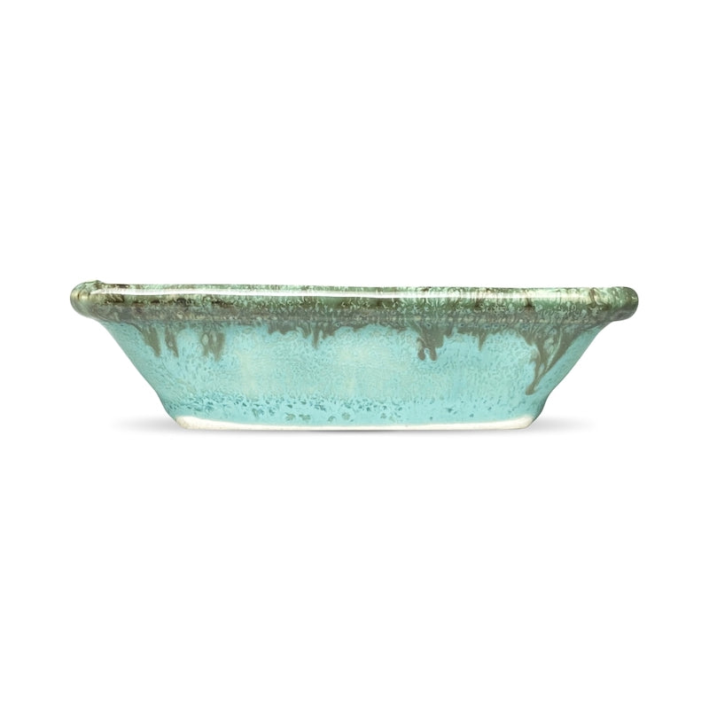 Sea Green Glazed Ceramic Dip Bowls (Set of 2)