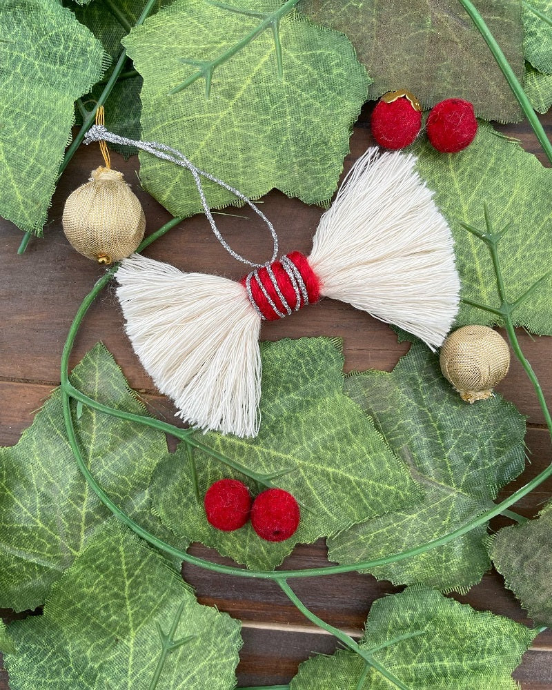 Handcrafted Macrame Cotton Bow (Pack of 2)