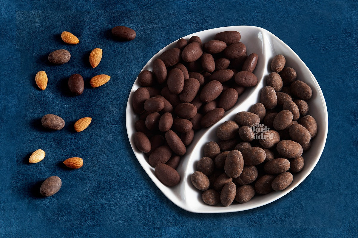 Chocolate Almond Dragees (Sugar free / Vegan)
