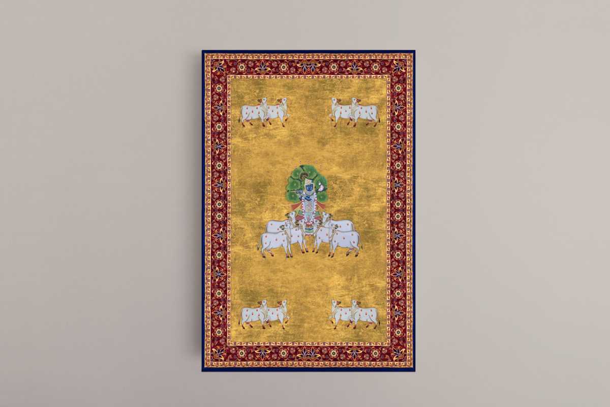 Mandala Pichwai Cows Digital Wall Art