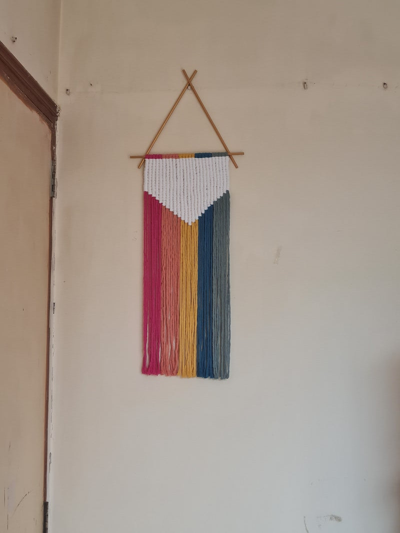 Colourful Macrame Wall hanging