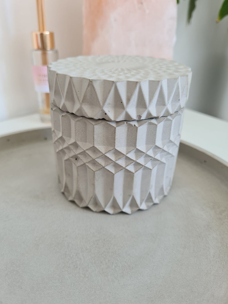 Handmade Concrete Jar