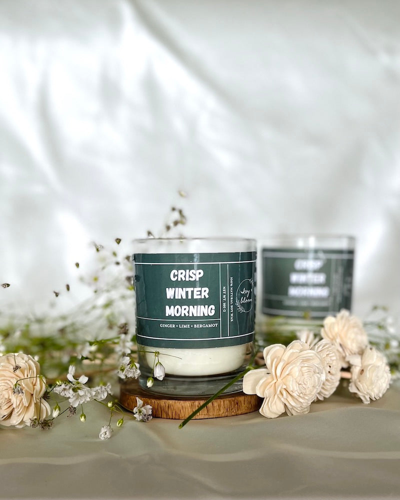 Crisp Winter Morning Perfume Scented Soy Wax Candle