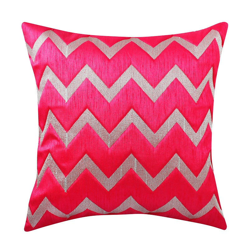 Art Silk Zig Zag 12"x12" Cushion Covers (Pack of 5)