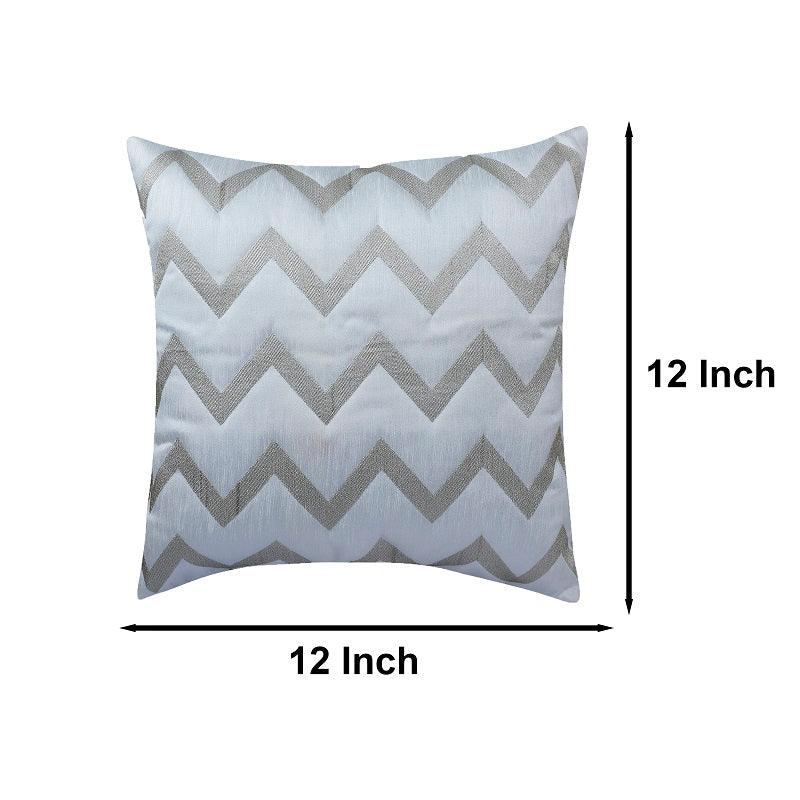 Art Silk Zig Zag 12"x12" Cushion Covers (Pack of 5)