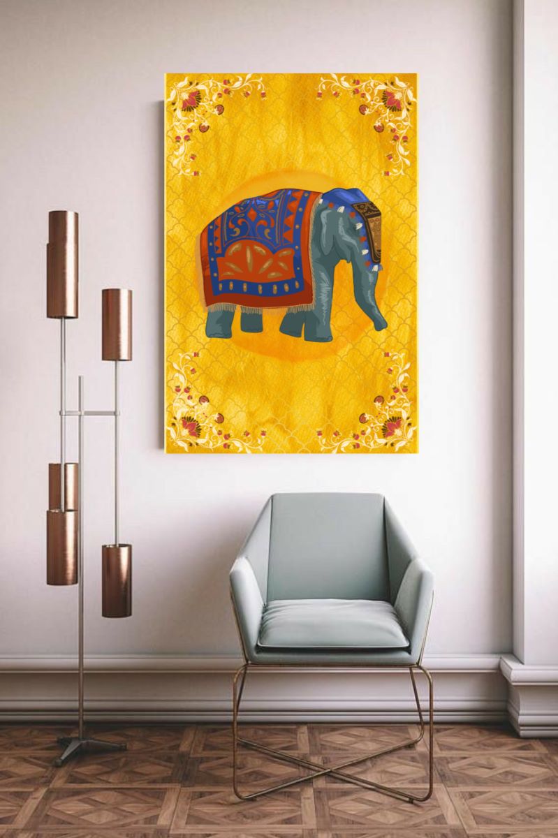 Indian Contemporary Digital Wall Art