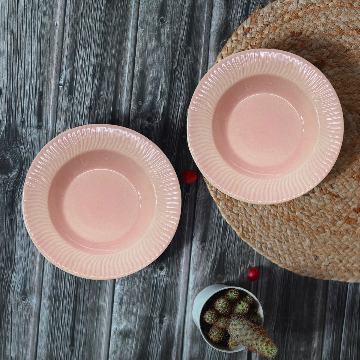Studio Pottery Pasta Plates (Set of 2/4/6)