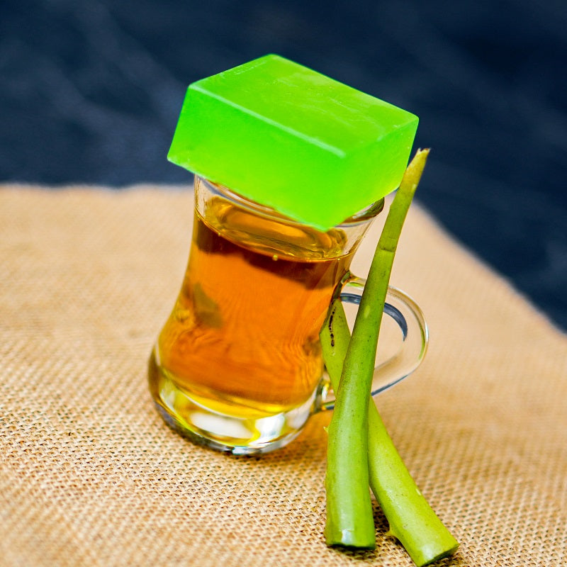 Aloe Jello - Aloe Vera Juice & Tea Tree Oil Soothing And Nourishing Soap Bar