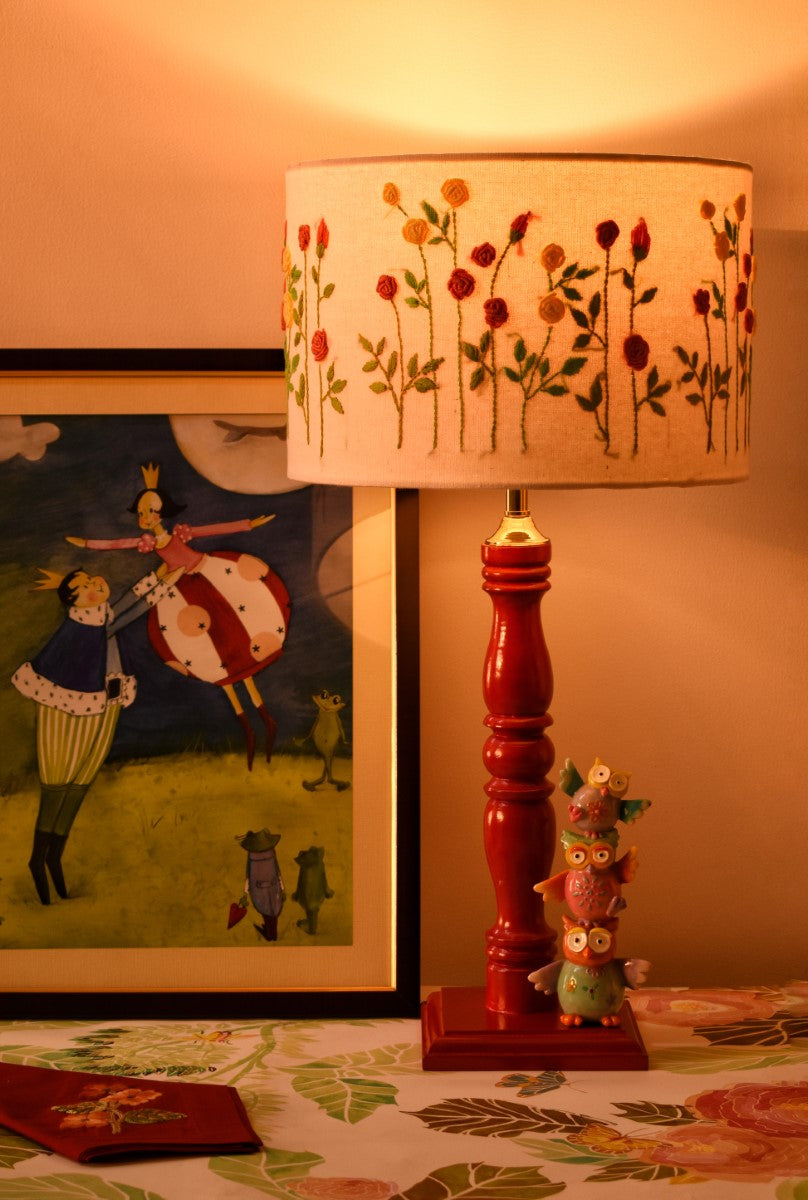 Valley of Flowers Drum Lampshade