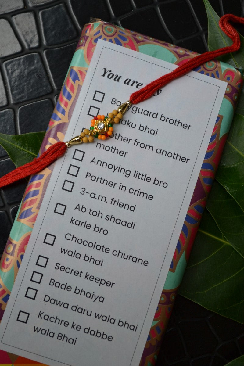 Rakhi Chocolate Bar for Brother