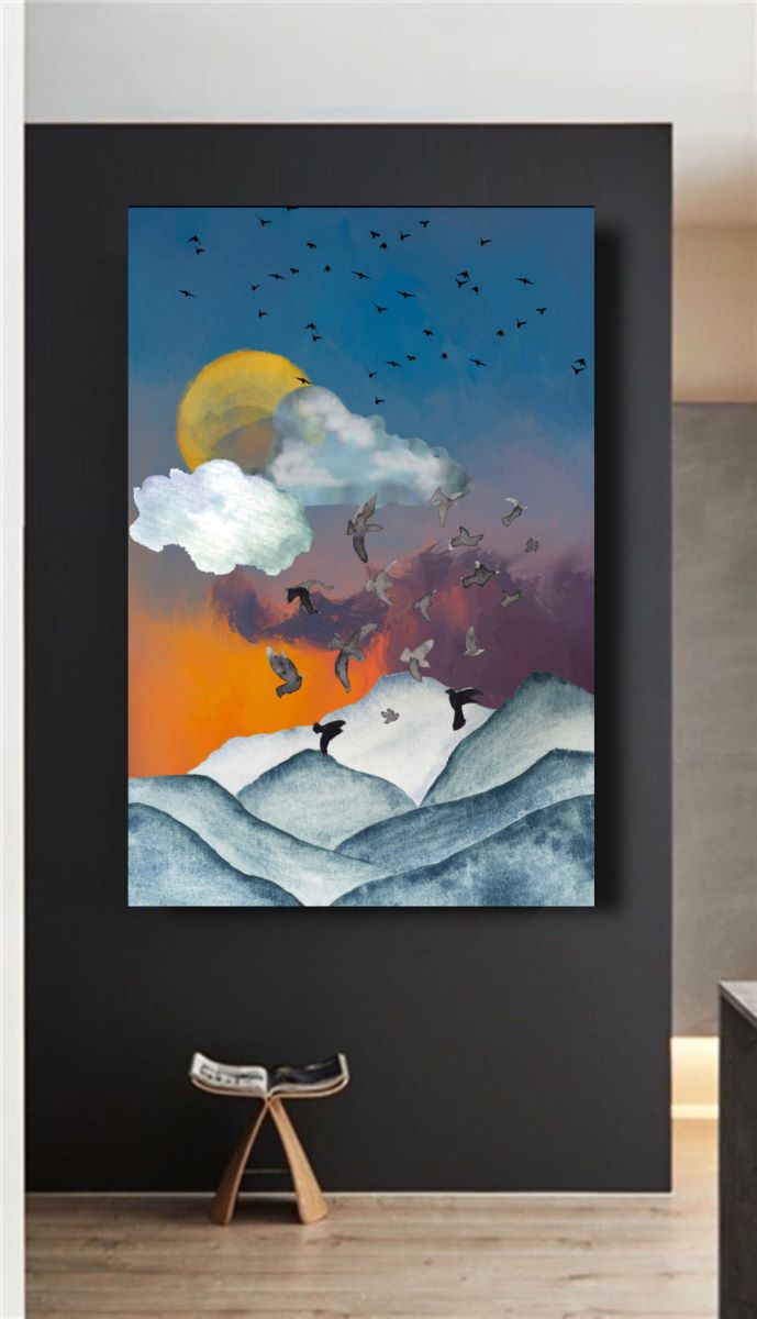 Indian Contemporary Digital Wall Art