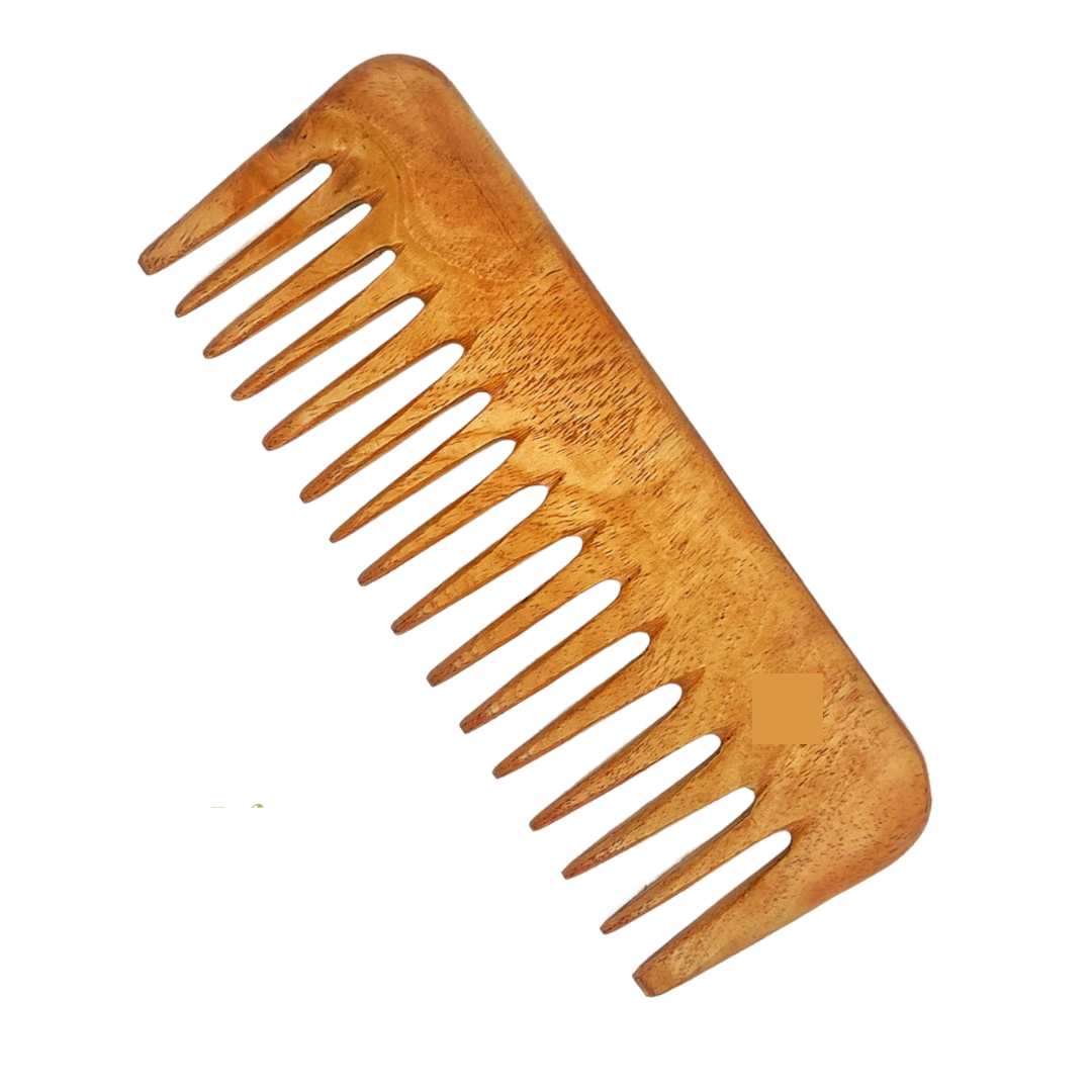 Elegant Neem Wood Detangler Comb