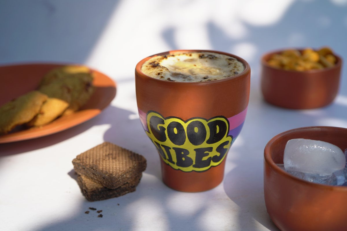 Good Vibes Terracotta Mug