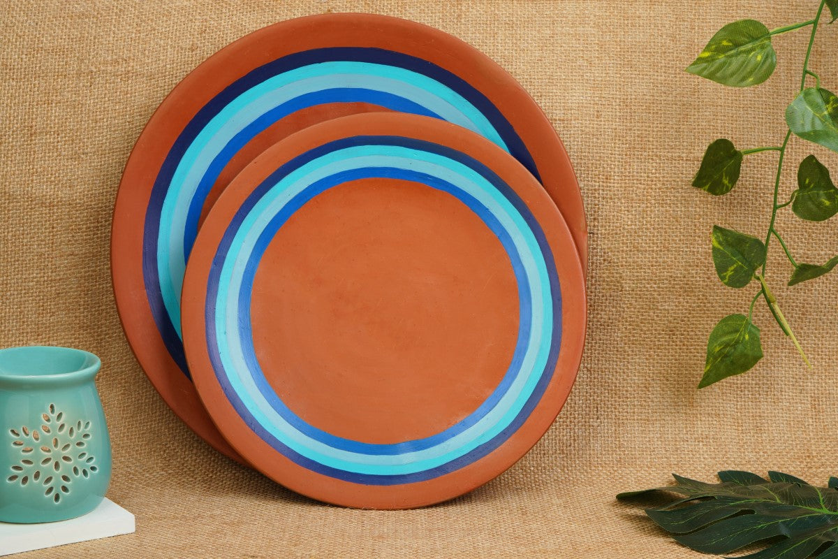 Bon Appétit Terracotta Plates (Set of 2)
