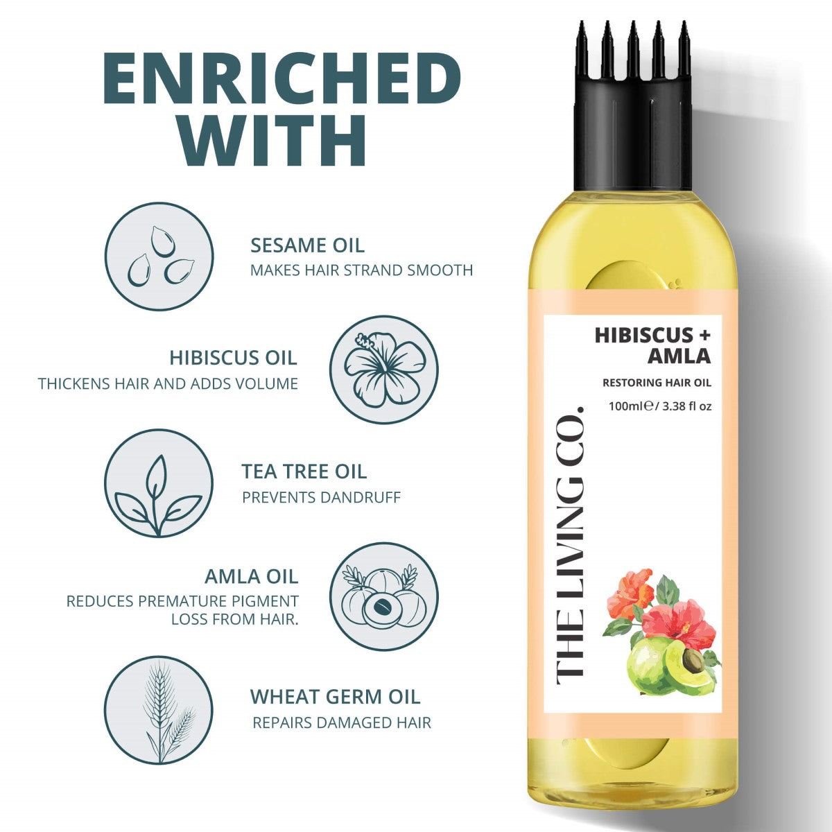 Hibiscus + Amla Hair Oil