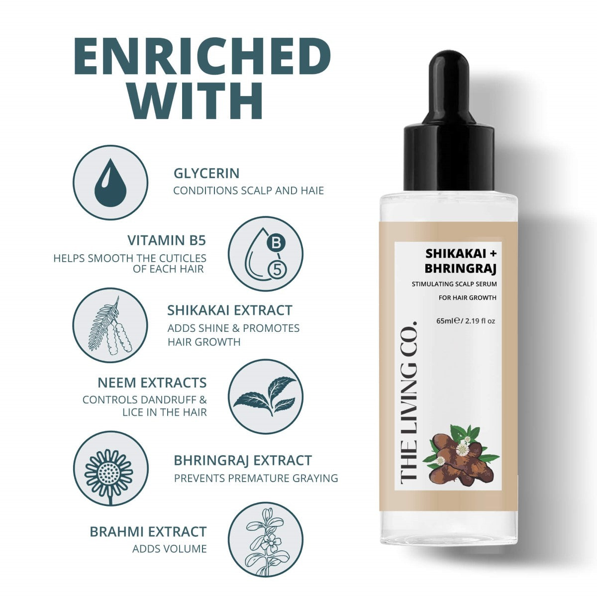 Shikakai + Bhringraj Stimulating Scalp Serum