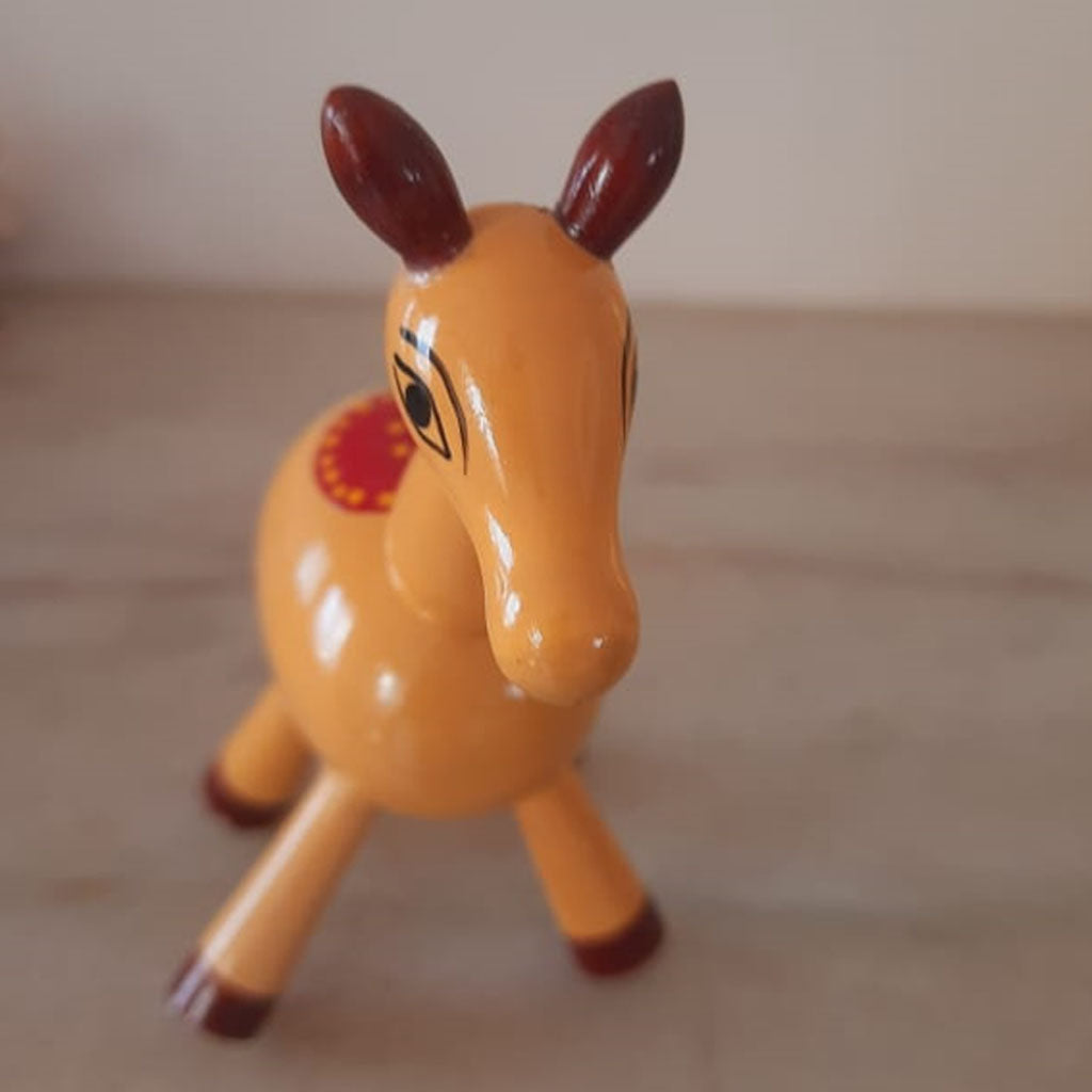 Wooden Etikoppaka Camel