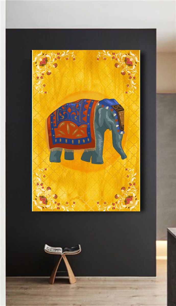 Indian Contemporary Digital Wall Art