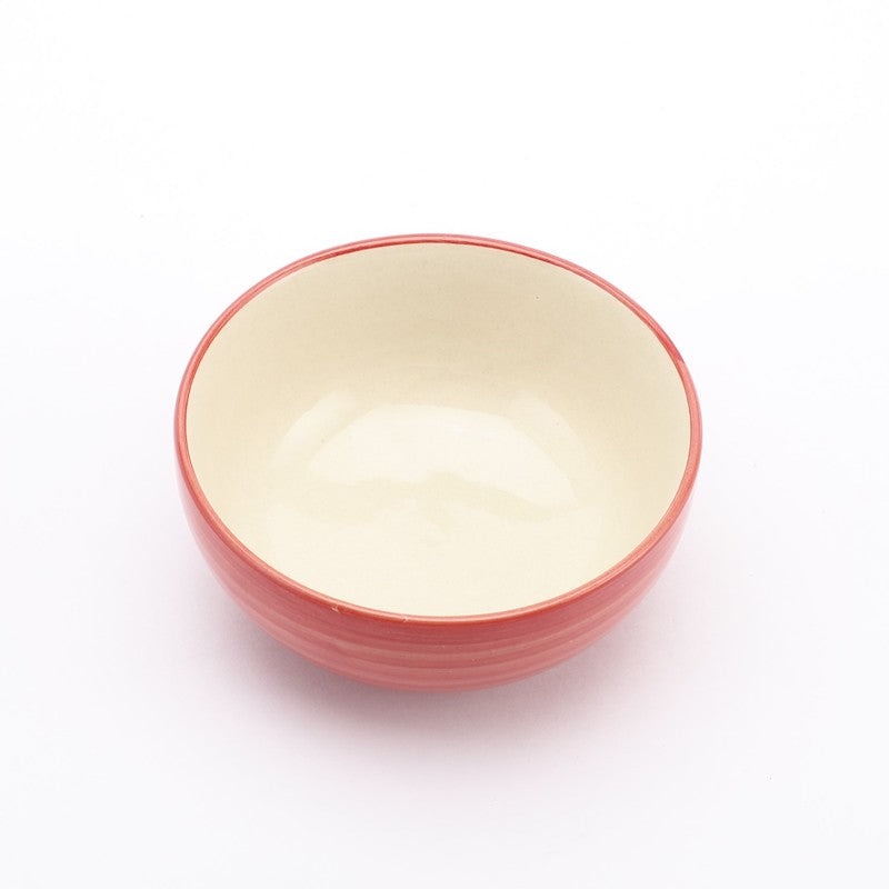 Red & Pink Small Food Bowls (Set of 4)