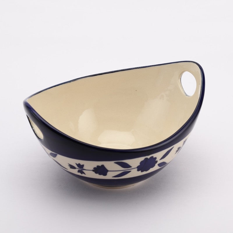 Floral Blue & White  Serving Platter (880 ml)