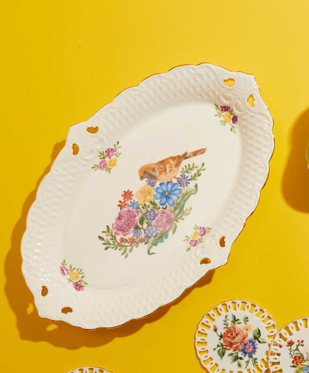 Dresden Flowers Platter - Paradise Collection