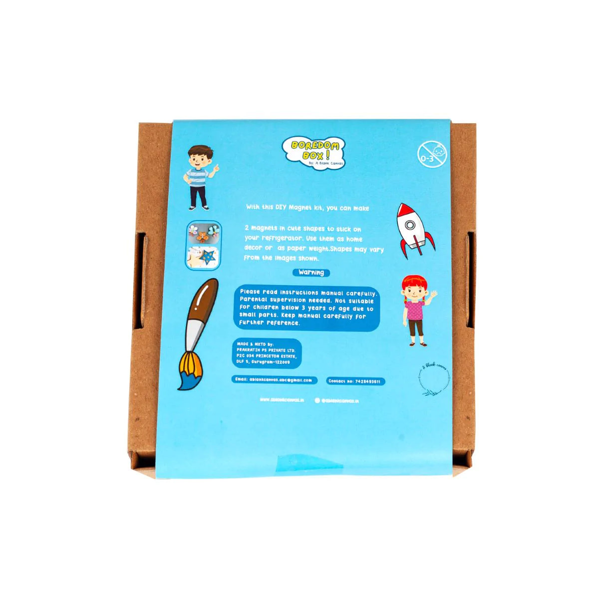 DIY Fridge Magnet Kit (Dino and Star)