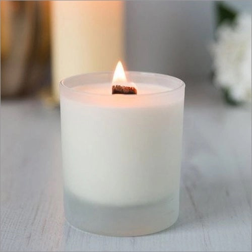 Scented Frosted Glass Soy Wax Candle