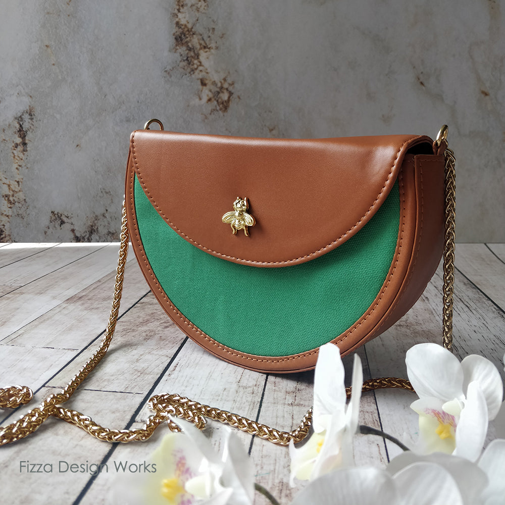 Bee - Loved Sling Bag With Gold Embellishment