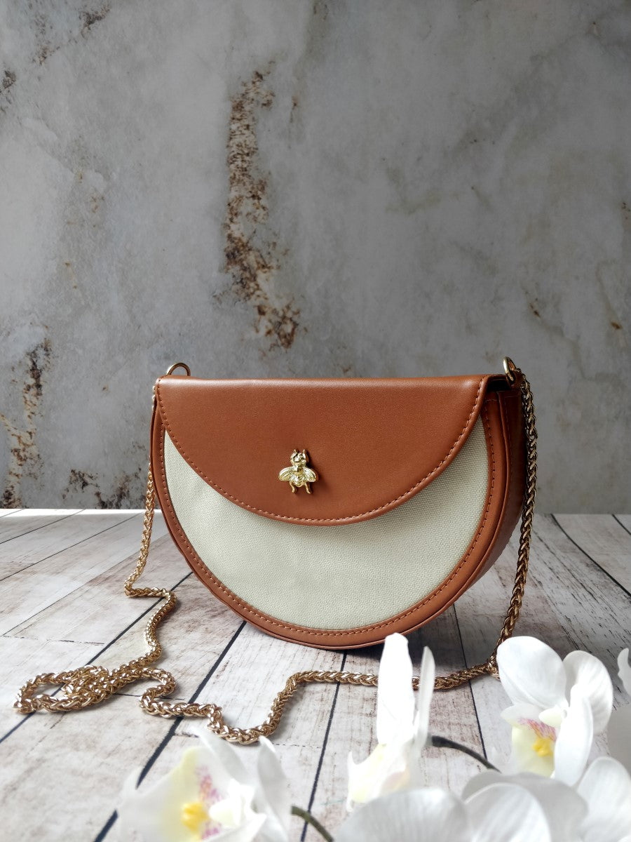Bee - Loved Sling Bag With Gold Embellishment