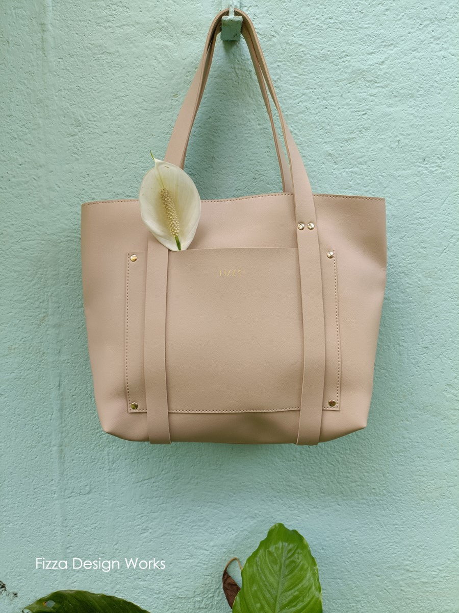 Shopper Tote With Strap Detail