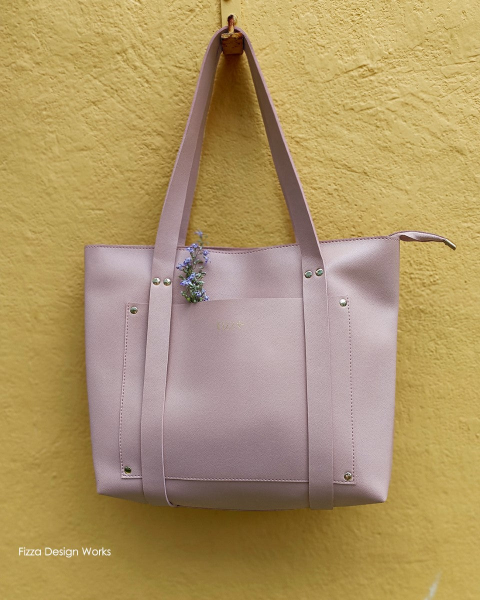 Shopper Tote With Strap Detail