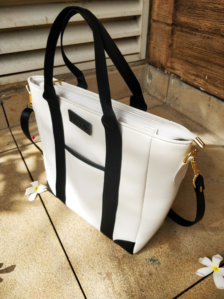 Ready-To-Go Handbag With Monochrome Detail