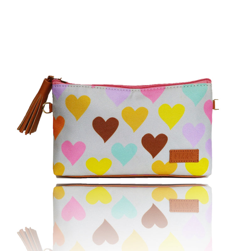 Crazy Heart Sunglass Pouch Sling