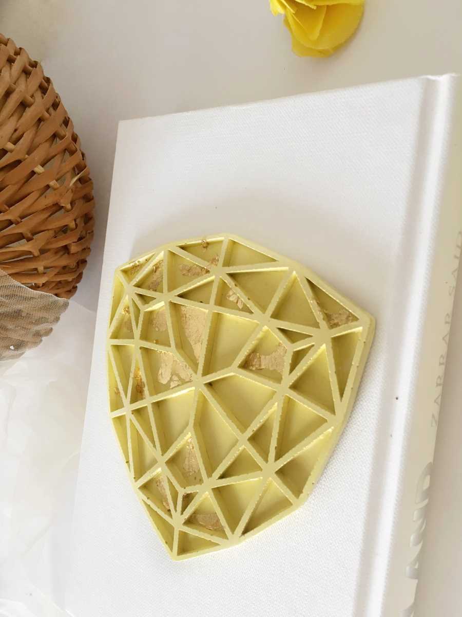 Handmade Gem Cut Coasters ( Set of 2/4/6)